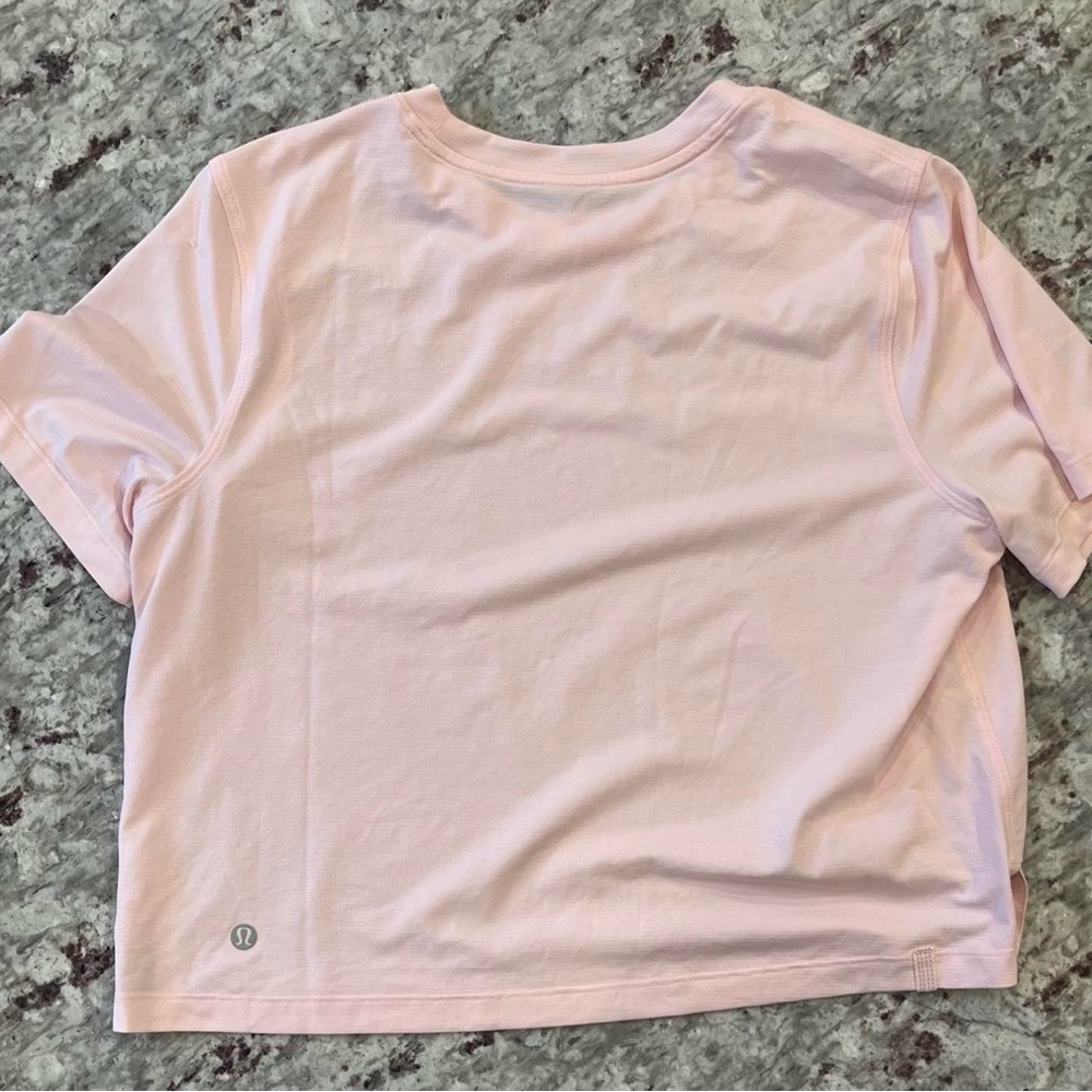 Lululemon Athletica Blush Pink Short Sleeve Top
